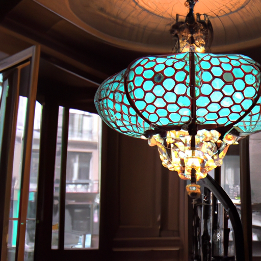 Découvrez la magie des lampes Tiffany à Bruxelles : Sublimez votre intérieur avec l'applique Tiffany Manhattan !