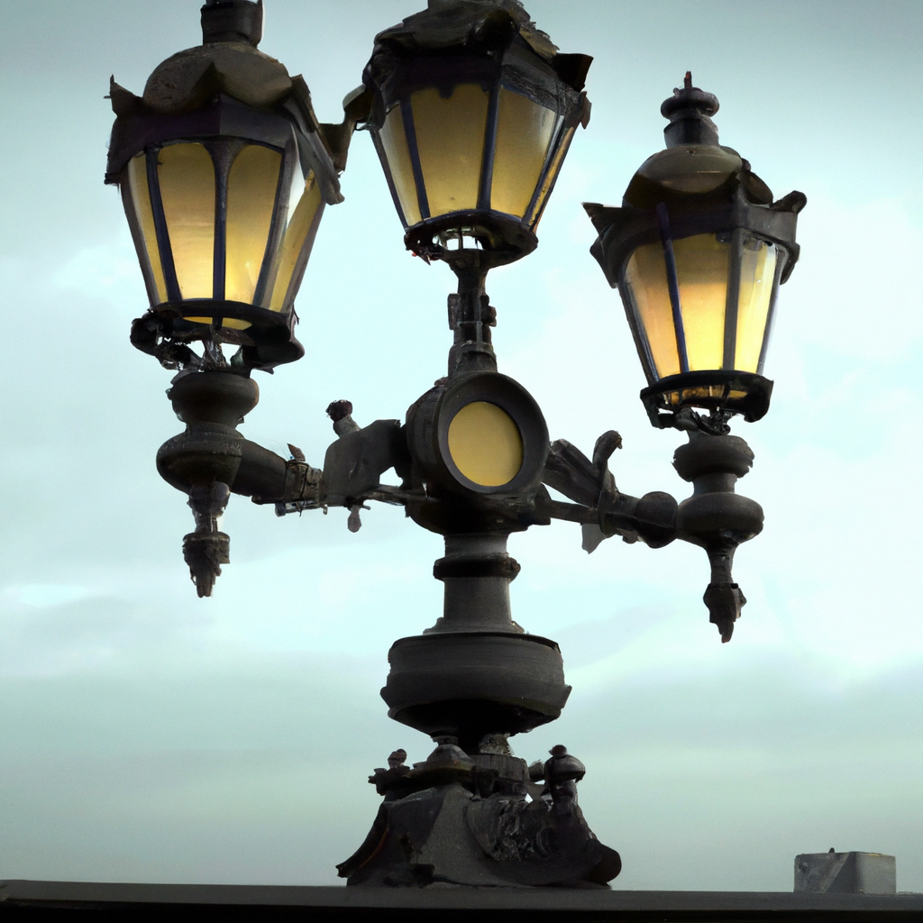 Lampadaire sur pied art deco