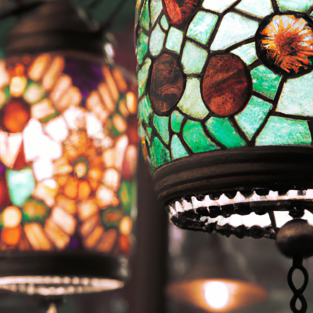 Lampes Tiffany collection hippy