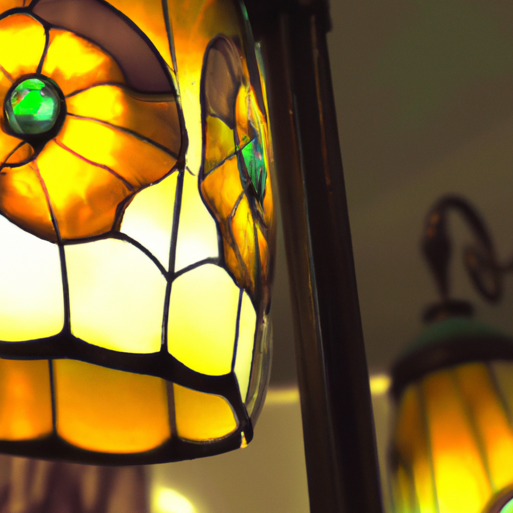 Lampes Tiffany art nouveau