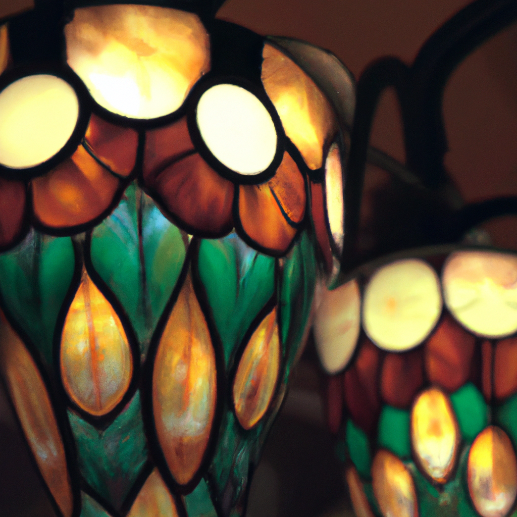 Lampes Tiffany art deco