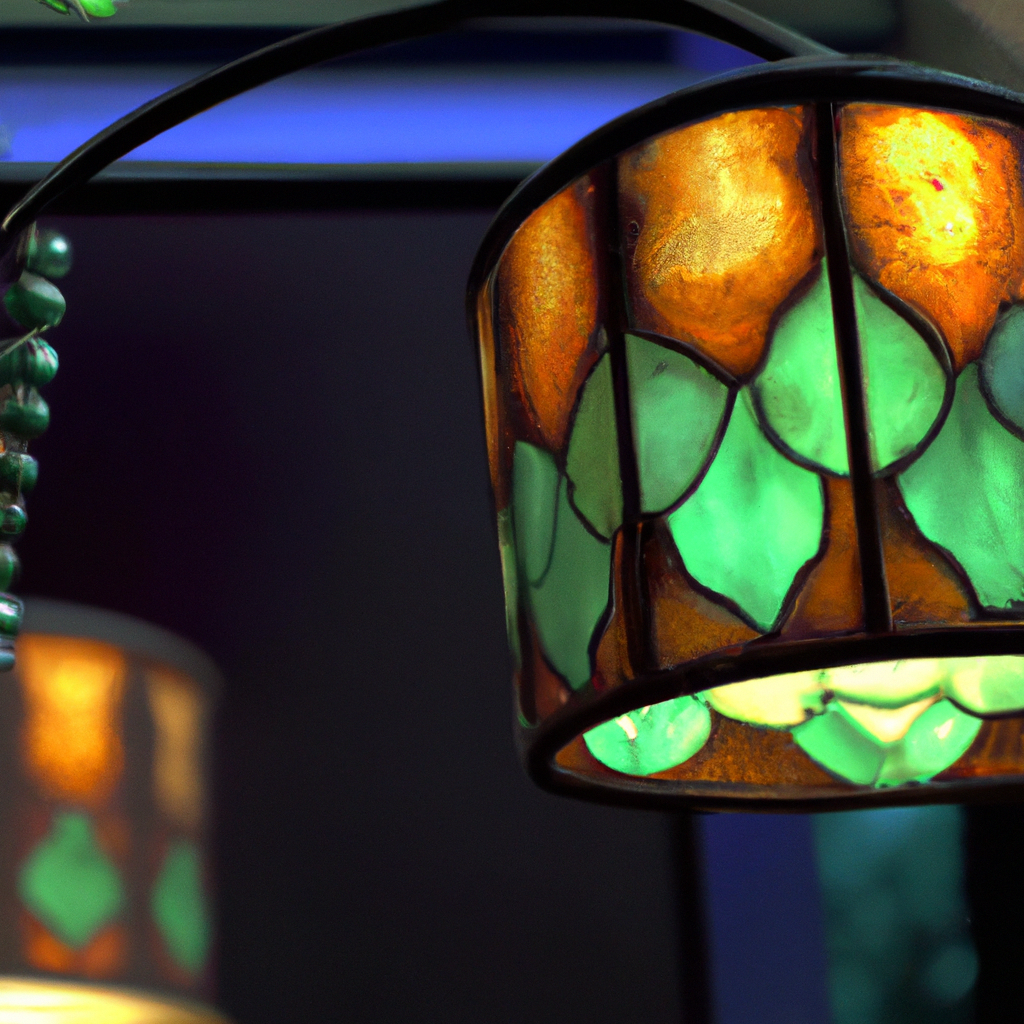 Lampes Tiffany lampadaire