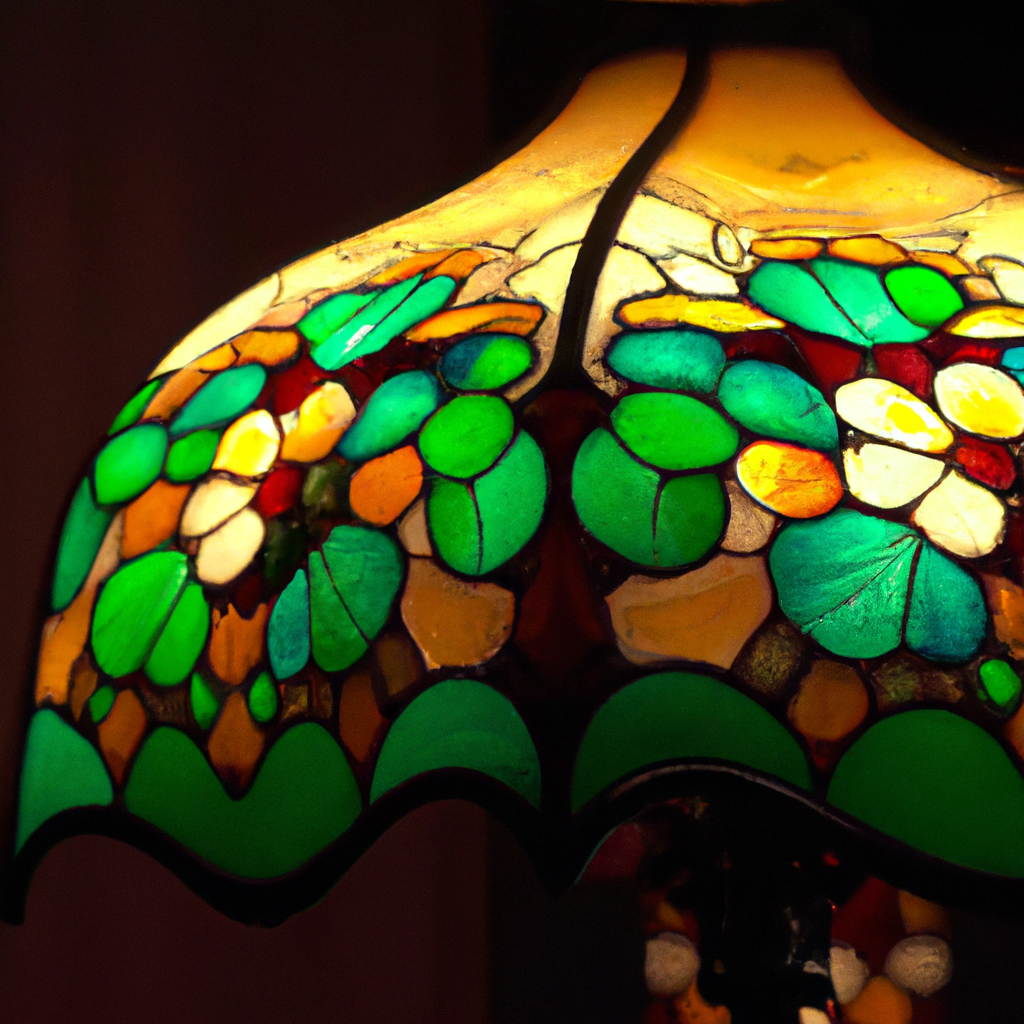 Lampe type tiffany